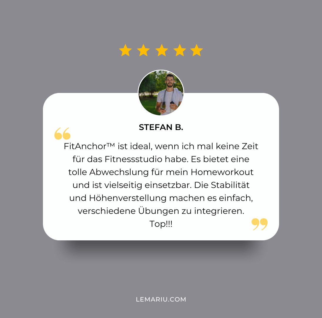 FitAnchor™️: Dein Schlüssel zu effizientem Training – Schluss mit Kompromissen!
