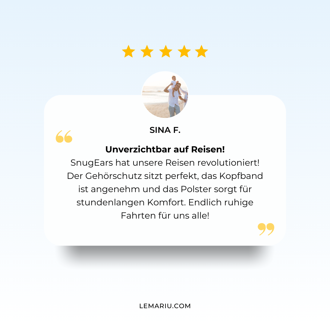 SnugEars™️ – Ultimativer Schutz für kleine Ohren, absolute Ruhe für dein Baby