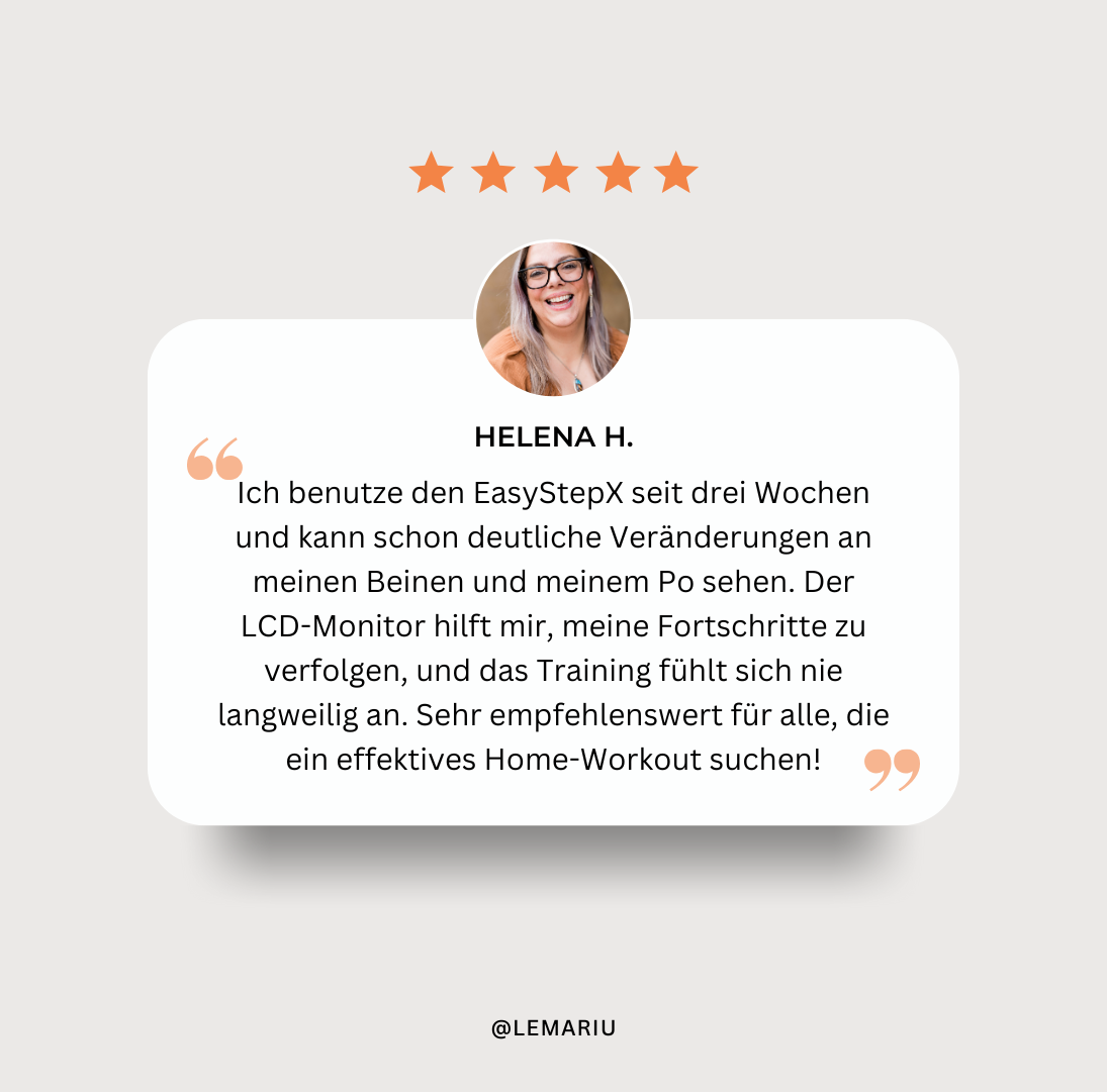 EasyStep X – Das Mini-Fitnessstudio, das deinen Körper transformiert