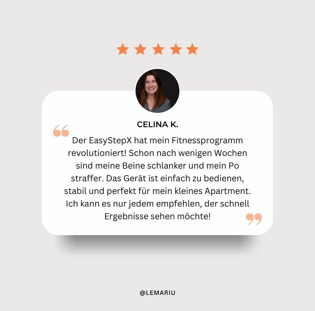 EasyStep X – Das Mini-Fitnessstudio, das deinen Körper transformiert