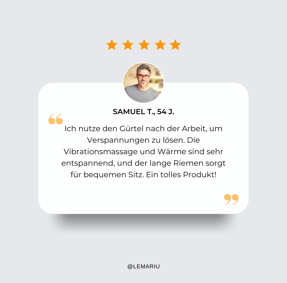 ThermaBelt Pro: Deine Lösung für Muskelverspannungen und Stress