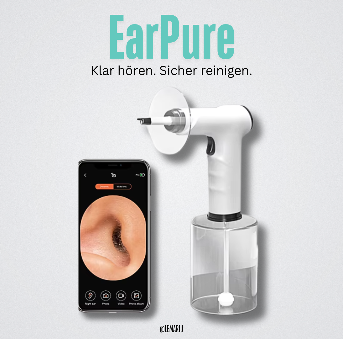 EarPure – Die Revolution der Ohrhygiene: Sicher, Sanft & mit Echtzeit-Übertragung