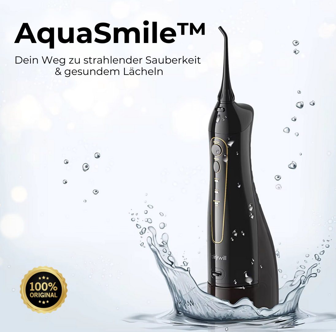 AquaSmile™️ – Die Revolution der Zahnreinigung