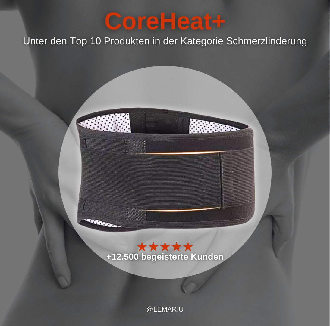 CoreHeat+ – Dein Schlüssel zu Schmerzlinderung und Wohlbefinden
