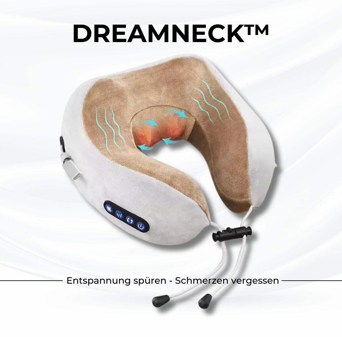 DreamNeck™️ – Nackenmassage und Wärme für ultimativen Komfort
