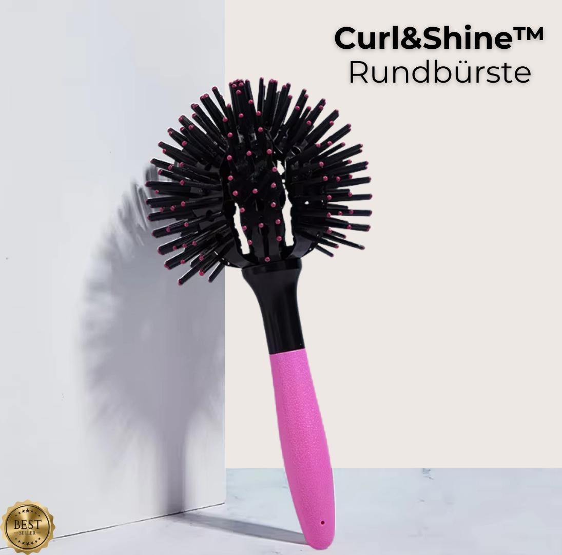 Curl&Shine™ Rundbürste: 360° Perfektion für dein Styling