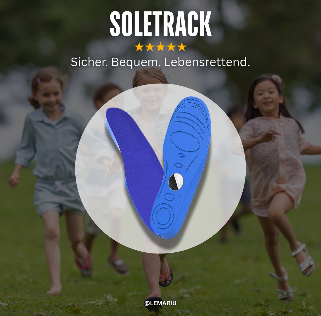 SoleTrack – Unsichtbare Sicherheit bei jedem Schritt