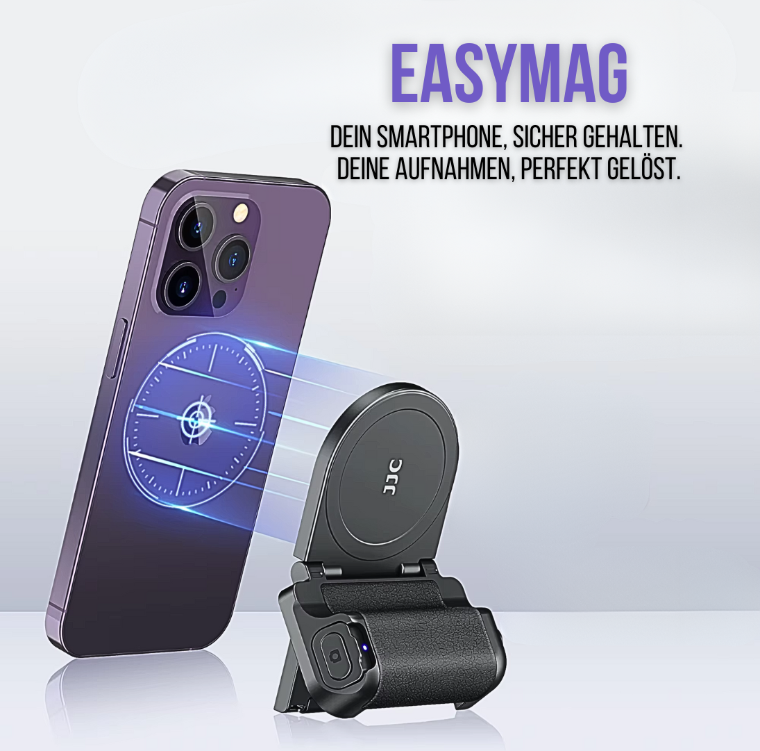 EasyMag – Der magnetische Handyhalter mit Bluetooth-Auslöser