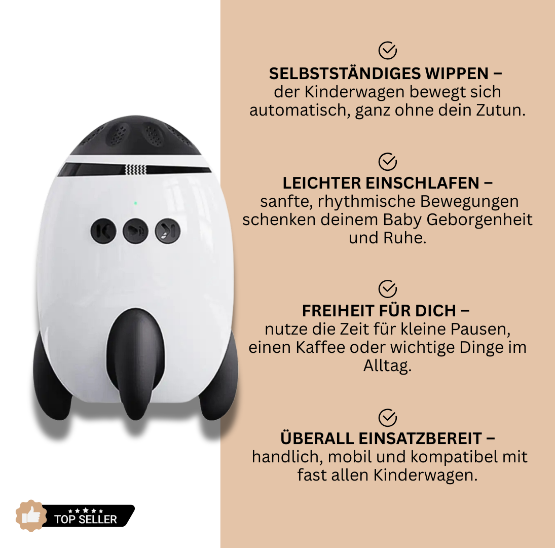 Wippy – Dein Kinderwagen wippt jetzt automatisch