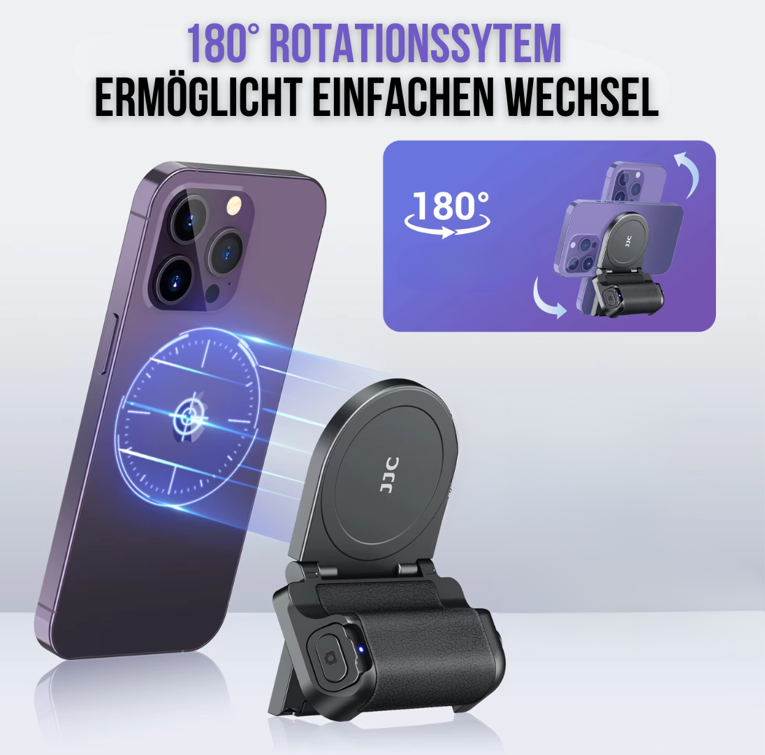EasyMag – Der magnetische Handyhalter mit Bluetooth-Auslöser