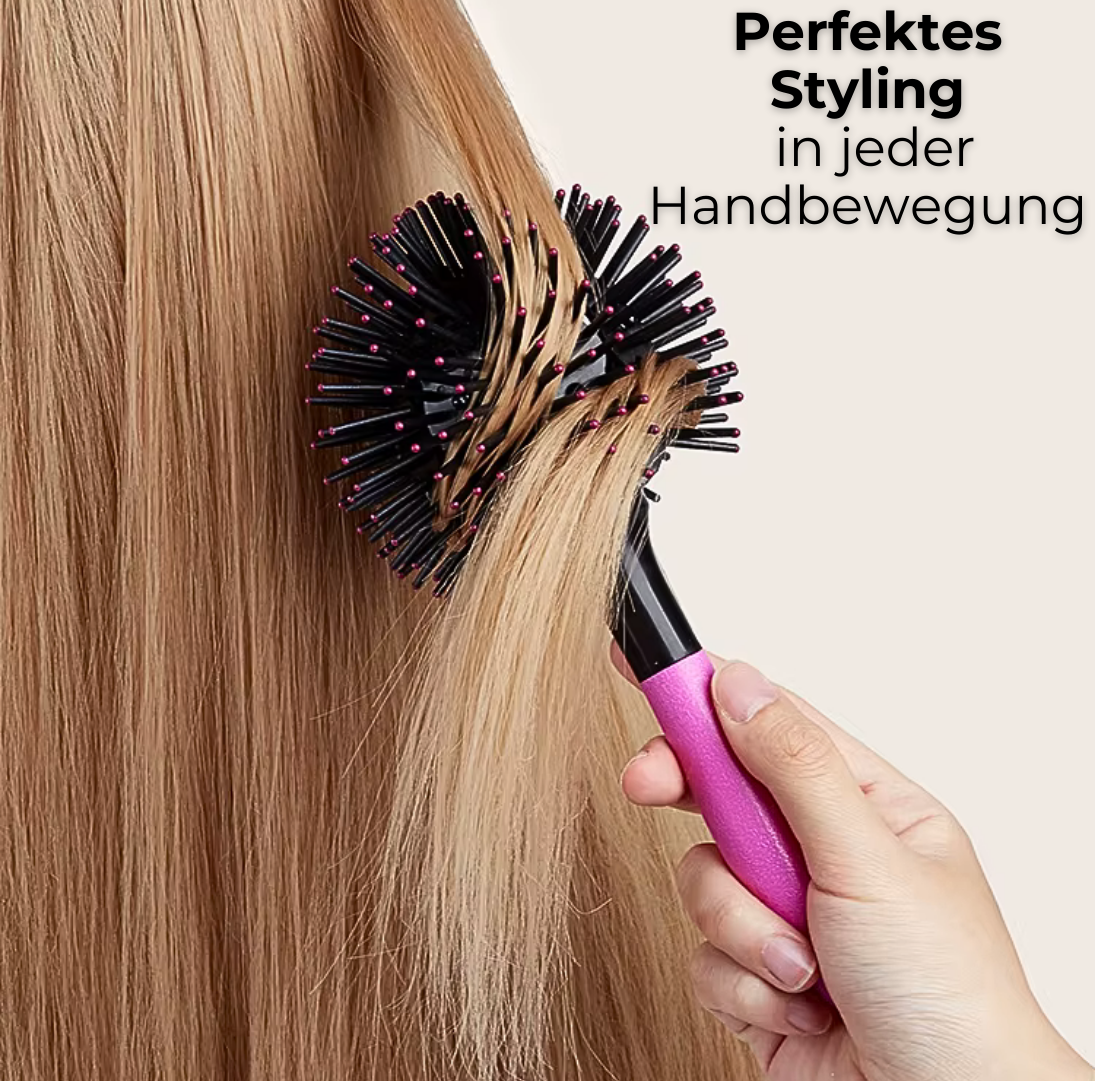 Curl&Shine™ Rundbürste: 360° Perfektion für dein Styling