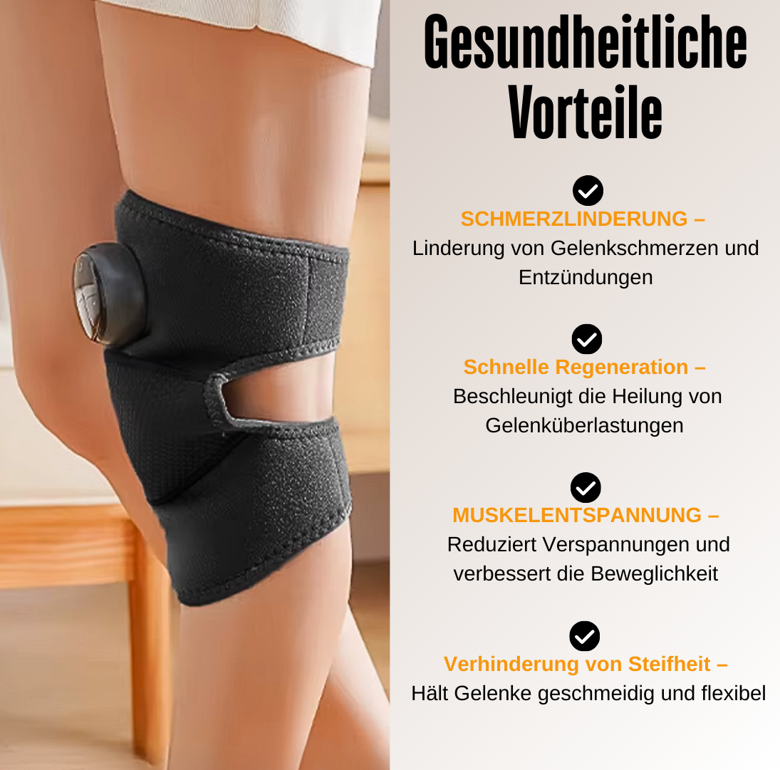 FlexiRelief Pro – 3-in-1 Wärmemassage für Knie, Schulter & Ellbogen