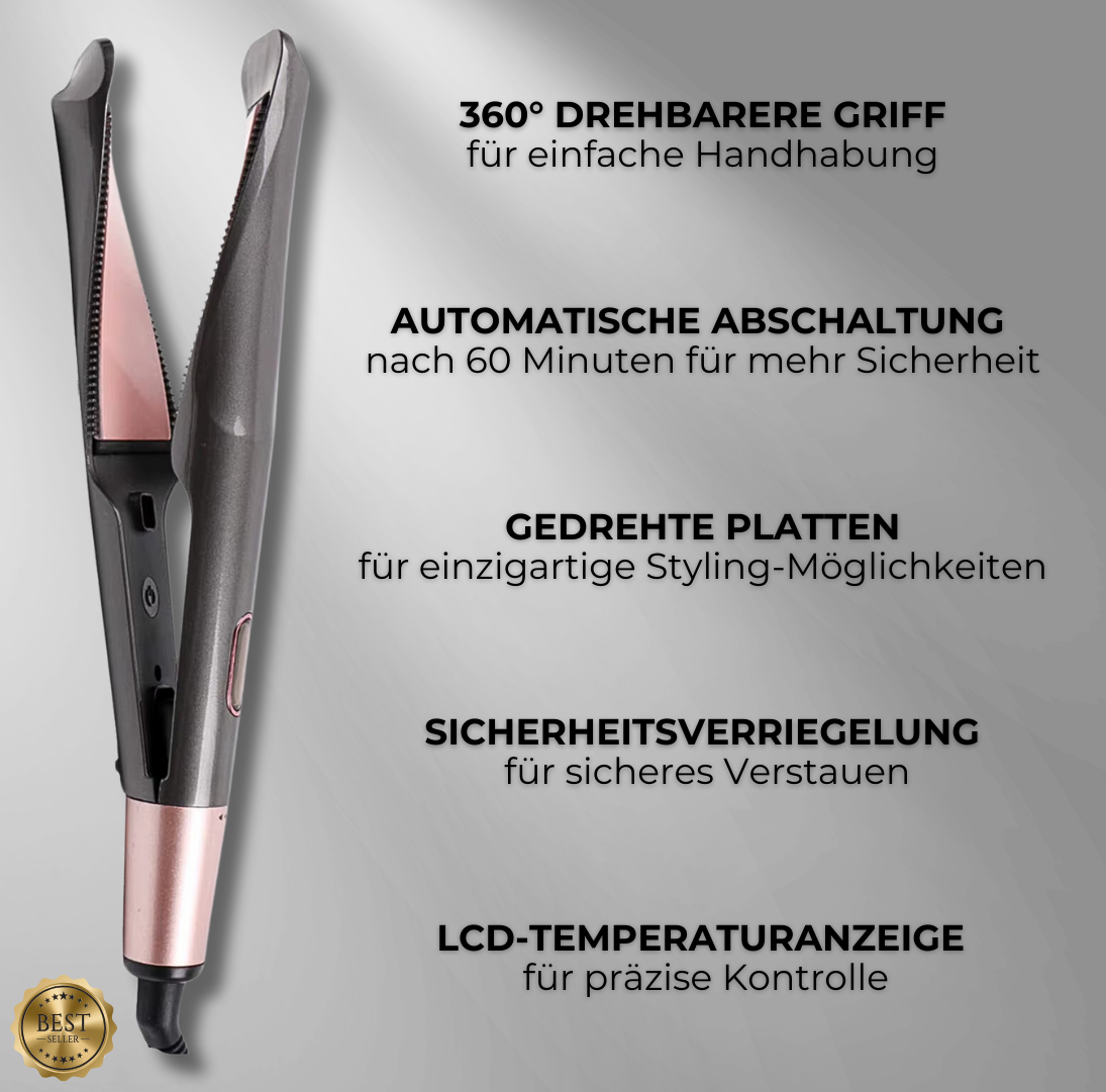 StyleSwitch Pro™️ – Perfekte Locken oder glatte Haare, ohne Kompromisse