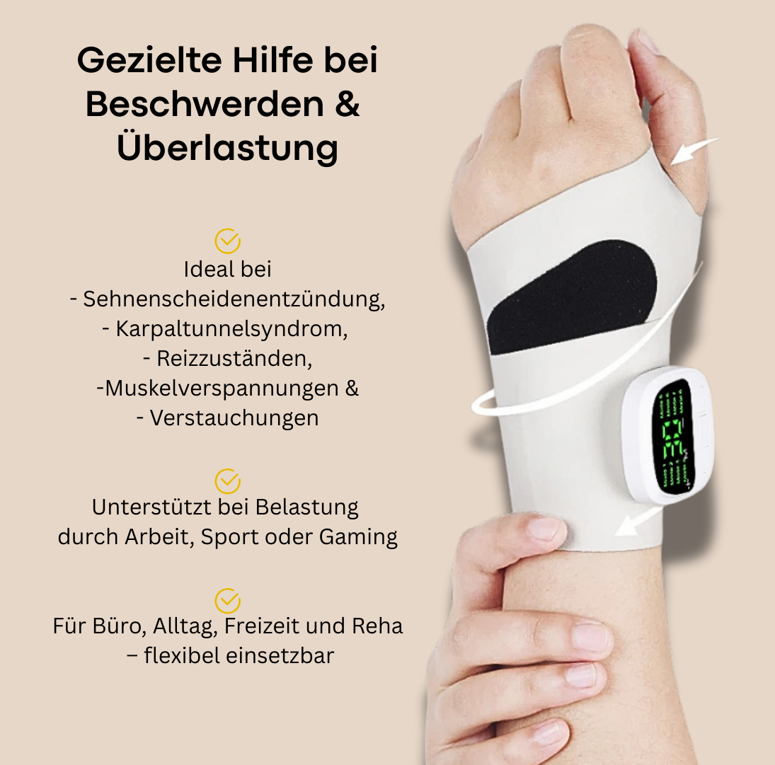 HandWohl™ – Dein intelligentes Massagegerät fürs Handgelenk