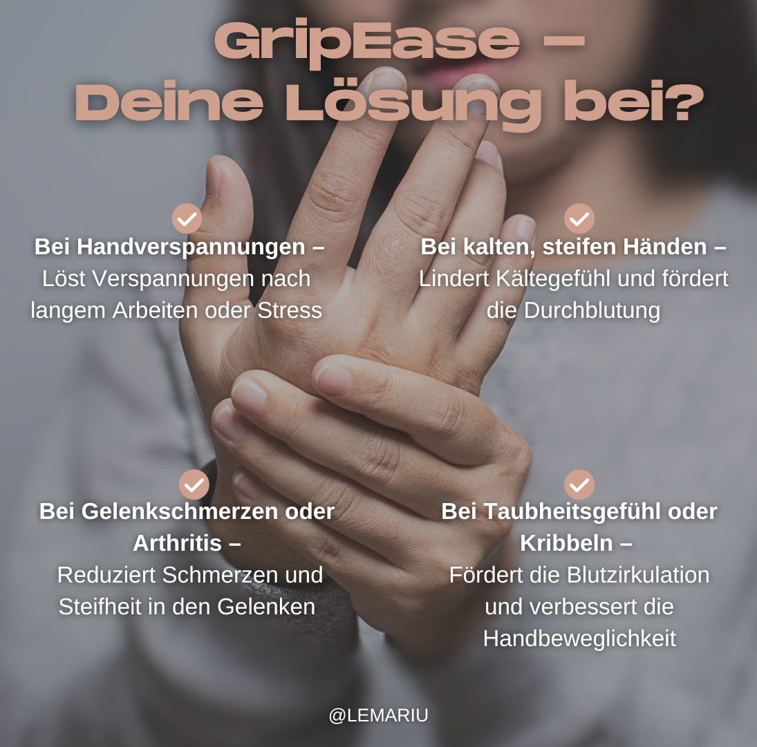GripEase – Dein persönliches Handmassagegerät für pure Entspannung