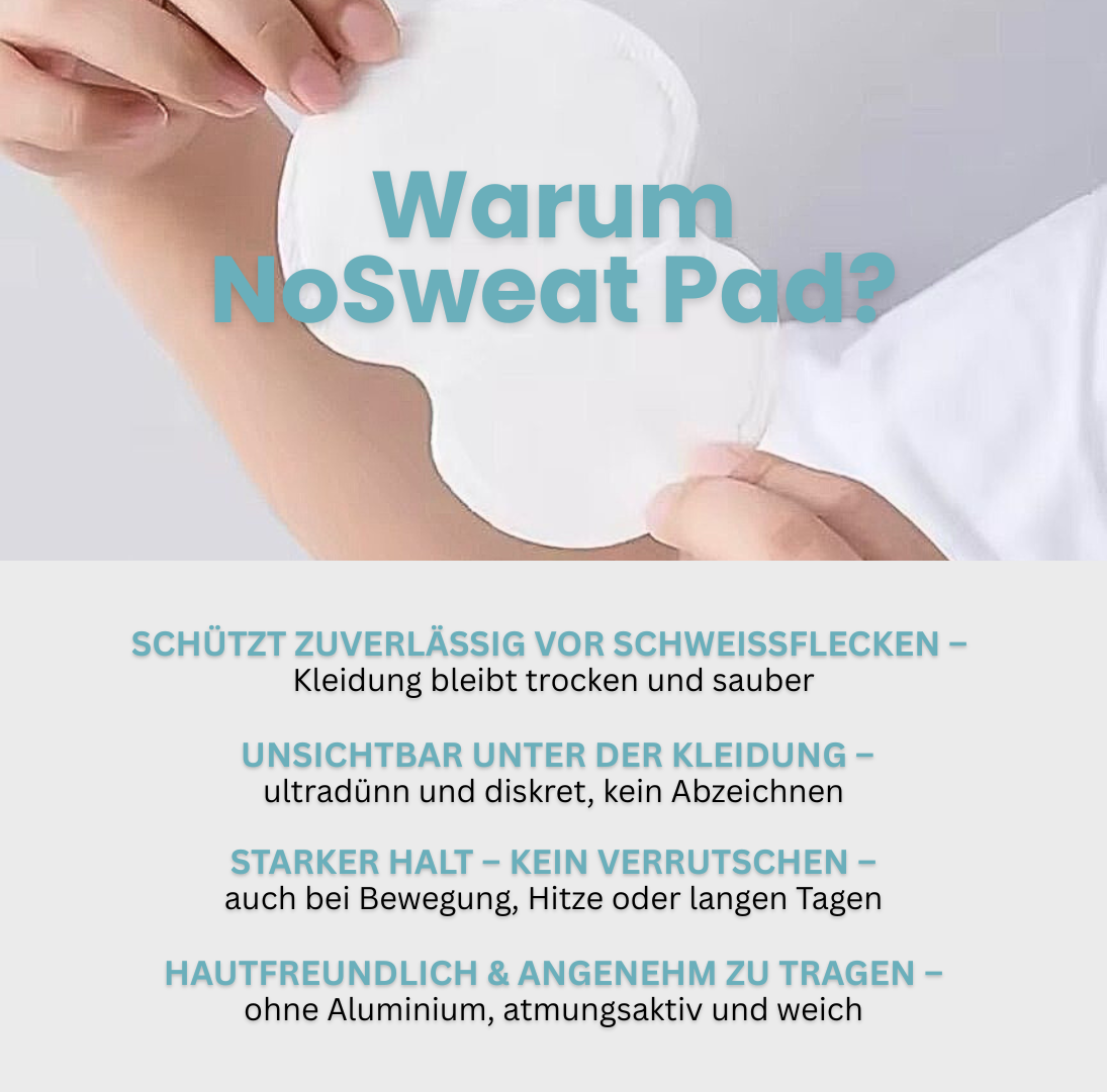 NoSweat Pad: Das Ende des Schweißflecks – Für alle, die trocken bleiben wollen