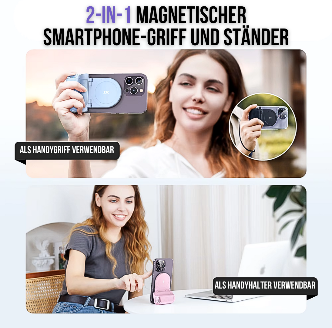 EasyMag – Der magnetische Handyhalter mit Bluetooth-Auslöser
