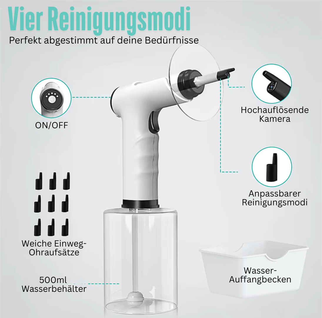 EarPure – Die Revolution der Ohrhygiene: Sicher, Sanft & mit Echtzeit-Übertragung