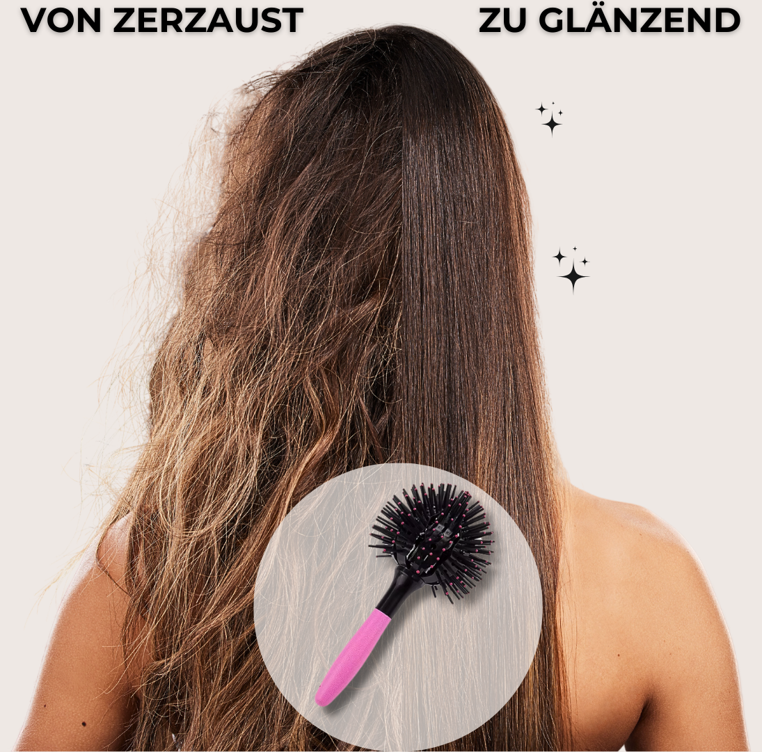 Curl&Shine™ Rundbürste: 360° Perfektion für dein Styling