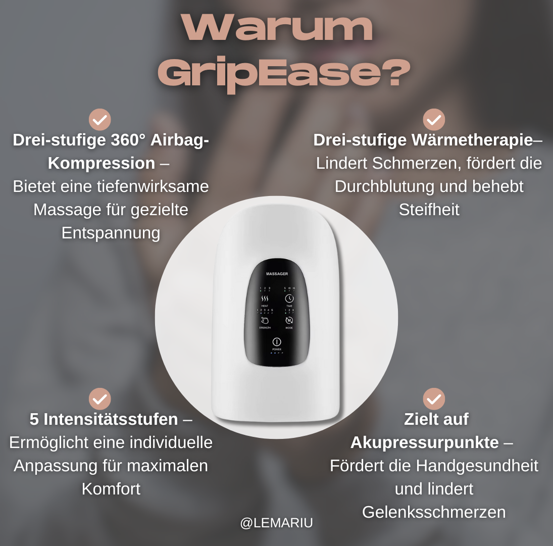 GripEase – Dein persönliches Handmassagegerät für pure Entspannung
