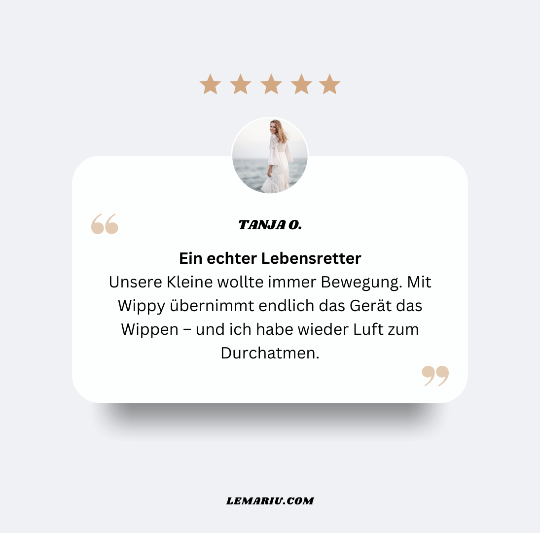 Wippy – Dein Kinderwagen wippt jetzt automatisch