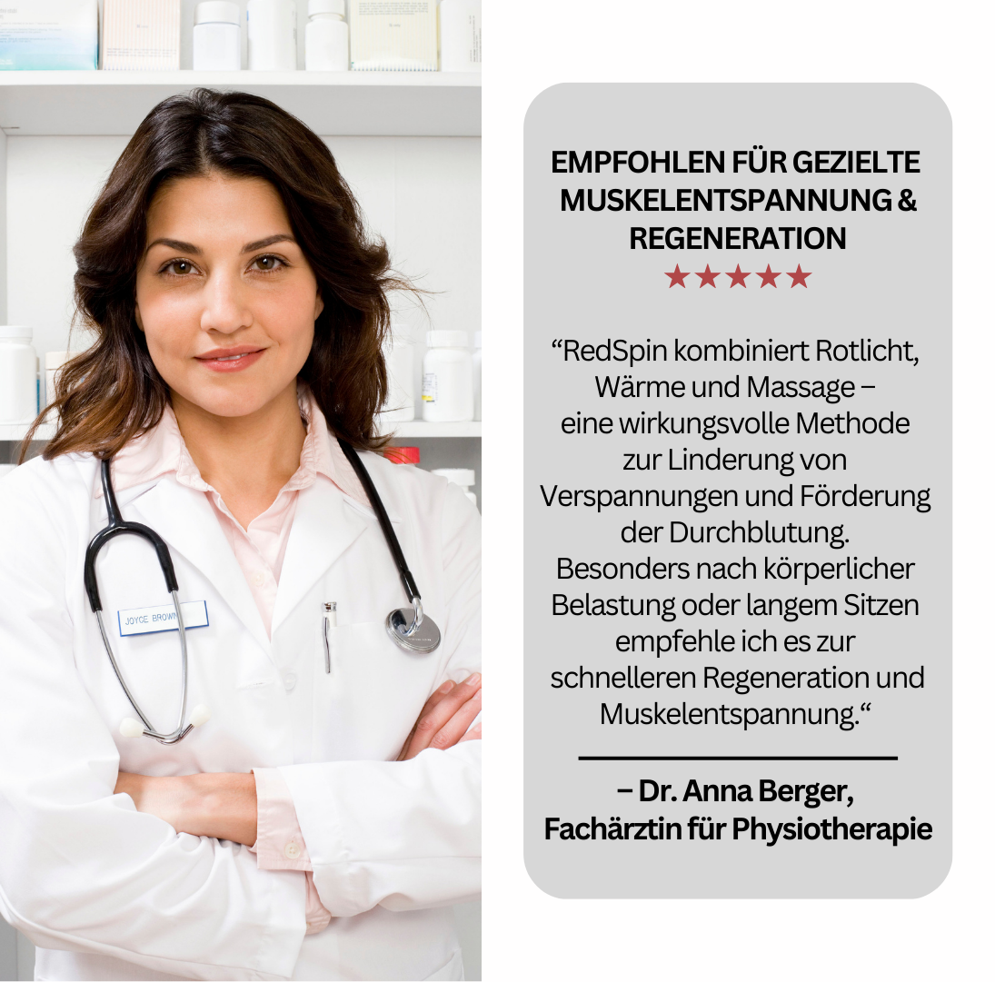 RedSpin - Erwecke deine Energie. Lindere deine Verspannungen.