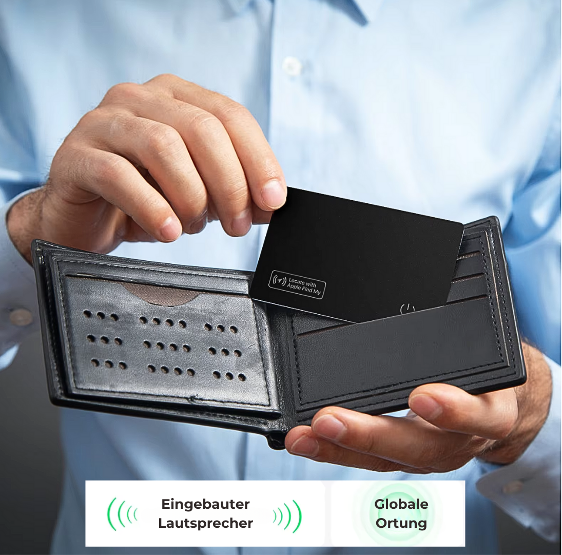 SlimTrack Pro™️ - Sicherheit im Kartenformat