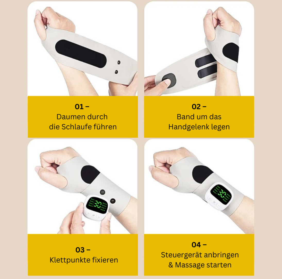 HandWohl™ – Dein intelligentes Massagegerät fürs Handgelenk