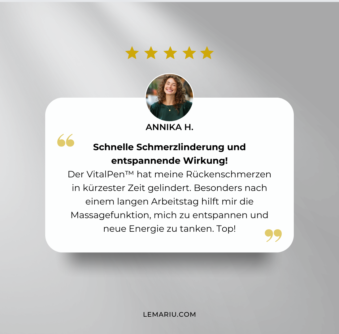 VitalPen™ – Die Revolution in der Niederspannungstherapie
