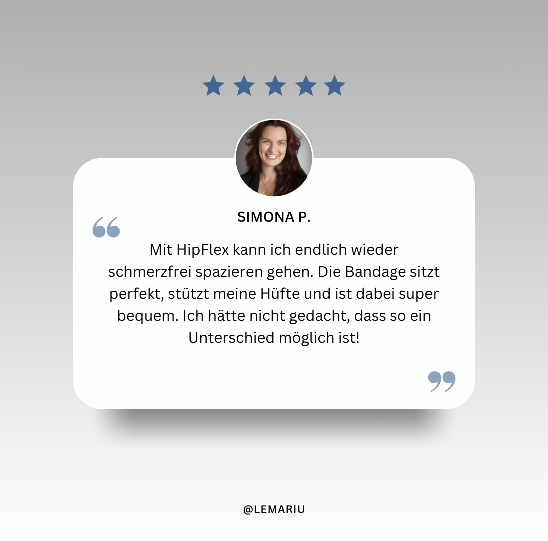 HipFlex – Deine Hüfte in besten Händen