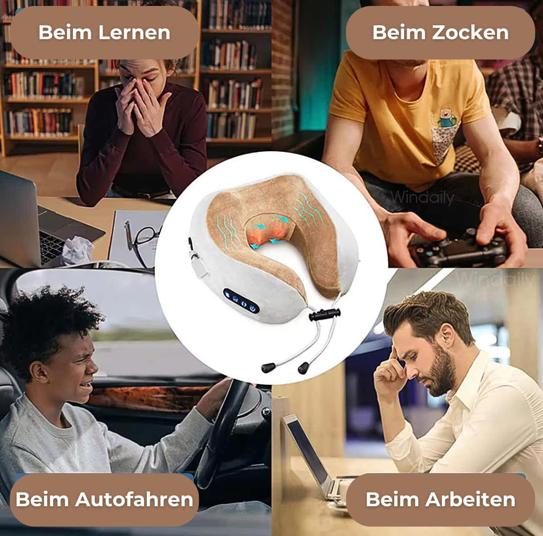 DreamNeck™️ – Nackenmassage und Wärme für ultimativen Komfort