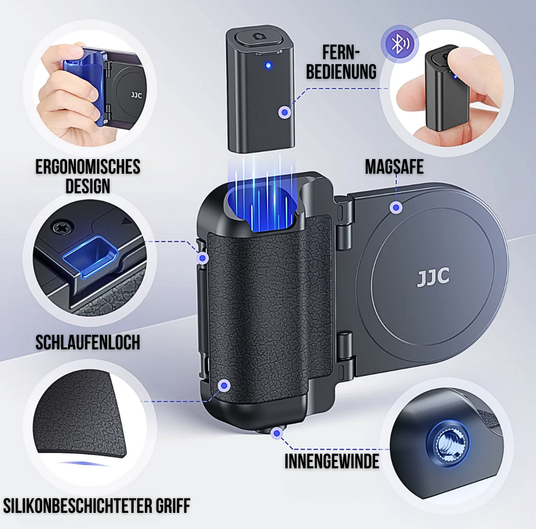 EasyMag – Der magnetische Handyhalter mit Bluetooth-Auslöser