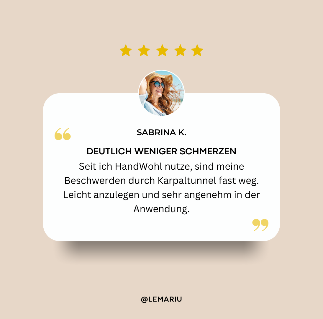 HandWohl™ – Dein intelligentes Massagegerät fürs Handgelenk