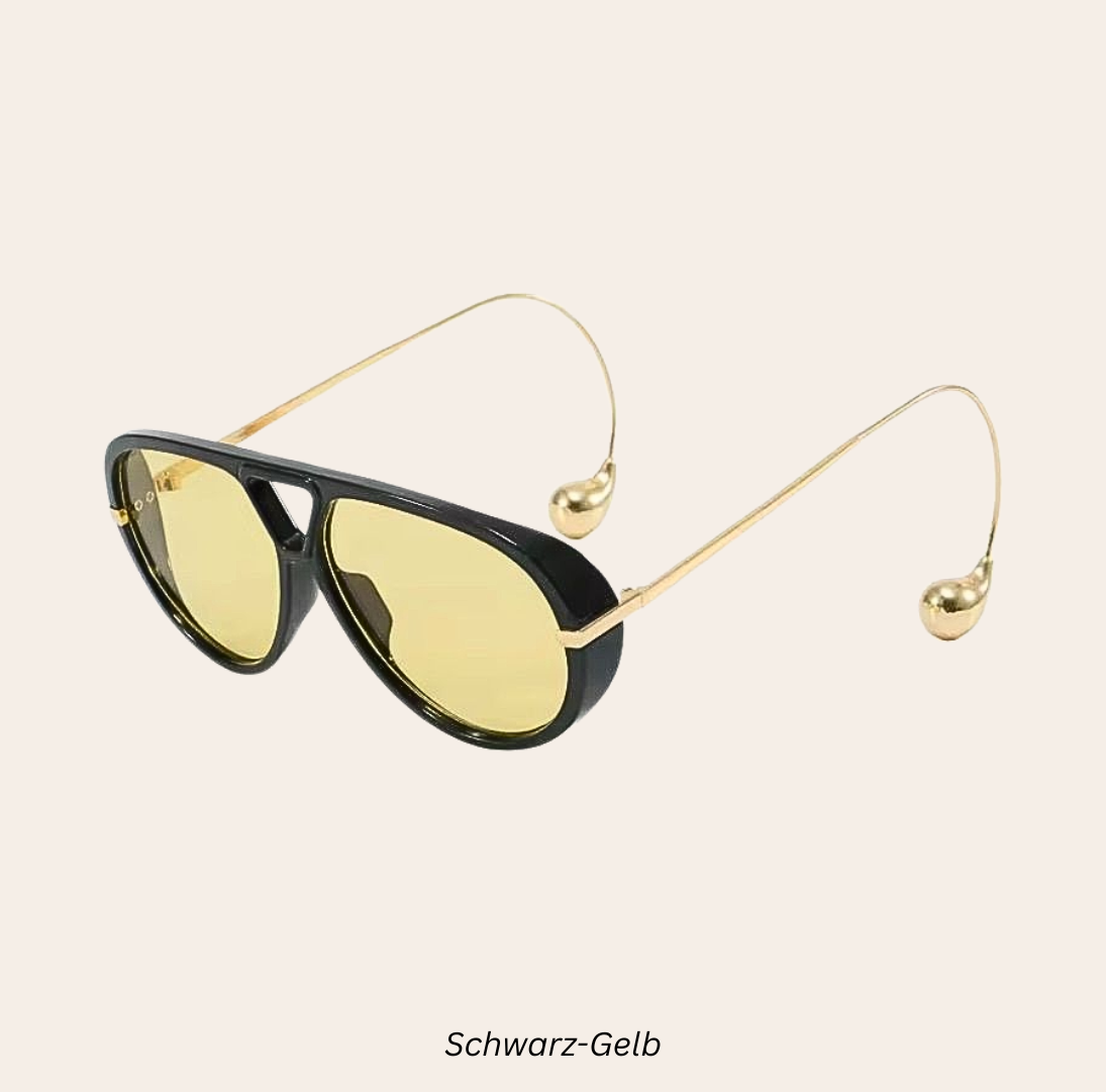 Soléa – Sonnenbrille mit integrierten Ohrringen