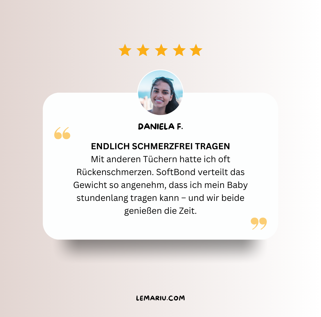 SoftBond – Das Tragetuch, dass verbindet