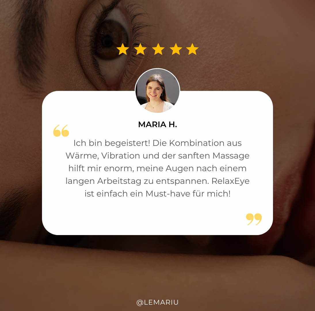 RelaxEye - Erwecke deine Augen zu neuem Leben
