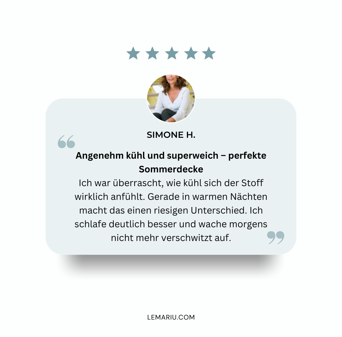 Cooliq – Die Kühldecke für erholsamen Schlaf trotz Sommerhitze