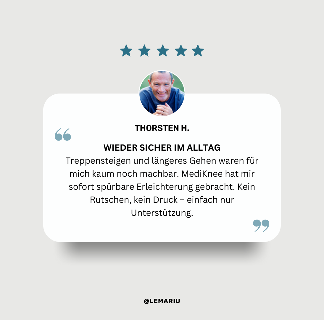MediKnee - Deine Freiheit von Knieschmerzen