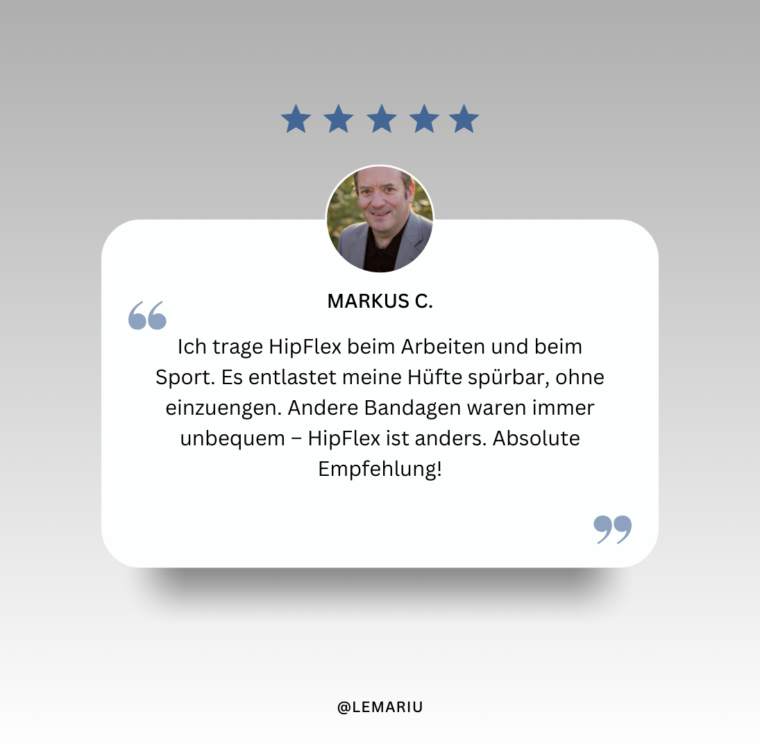 HipFlex – Deine Hüfte in besten Händen