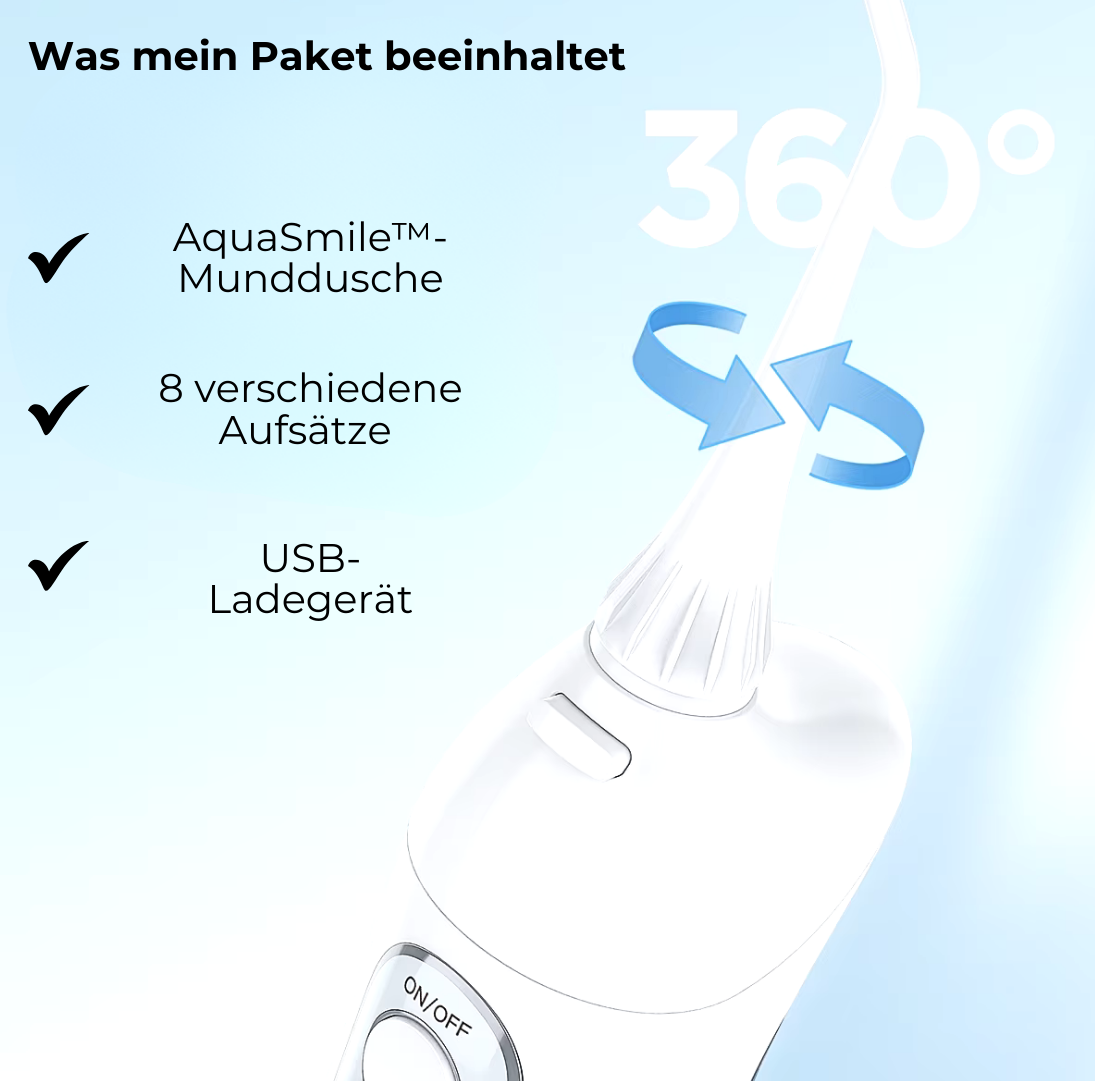 AquaSmile™️ – Die Revolution der Zahnreinigung