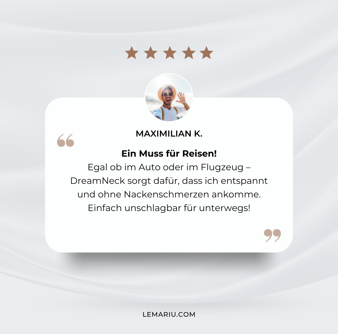 DreamNeck™️ – Nackenmassage und Wärme für ultimativen Komfort