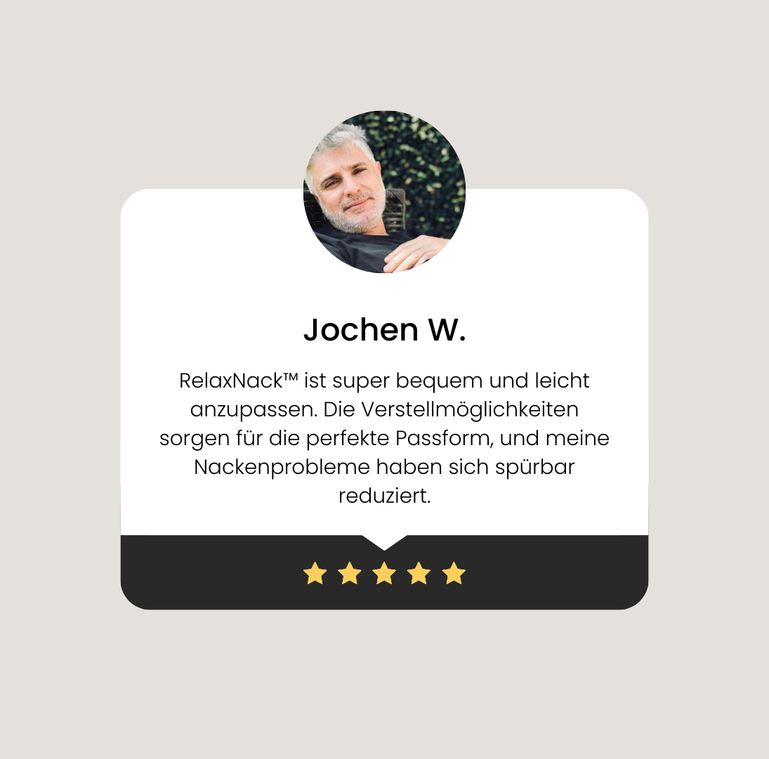 RelaxNack™️ – Deine Lösung gegen lästige Nackenschmerzen