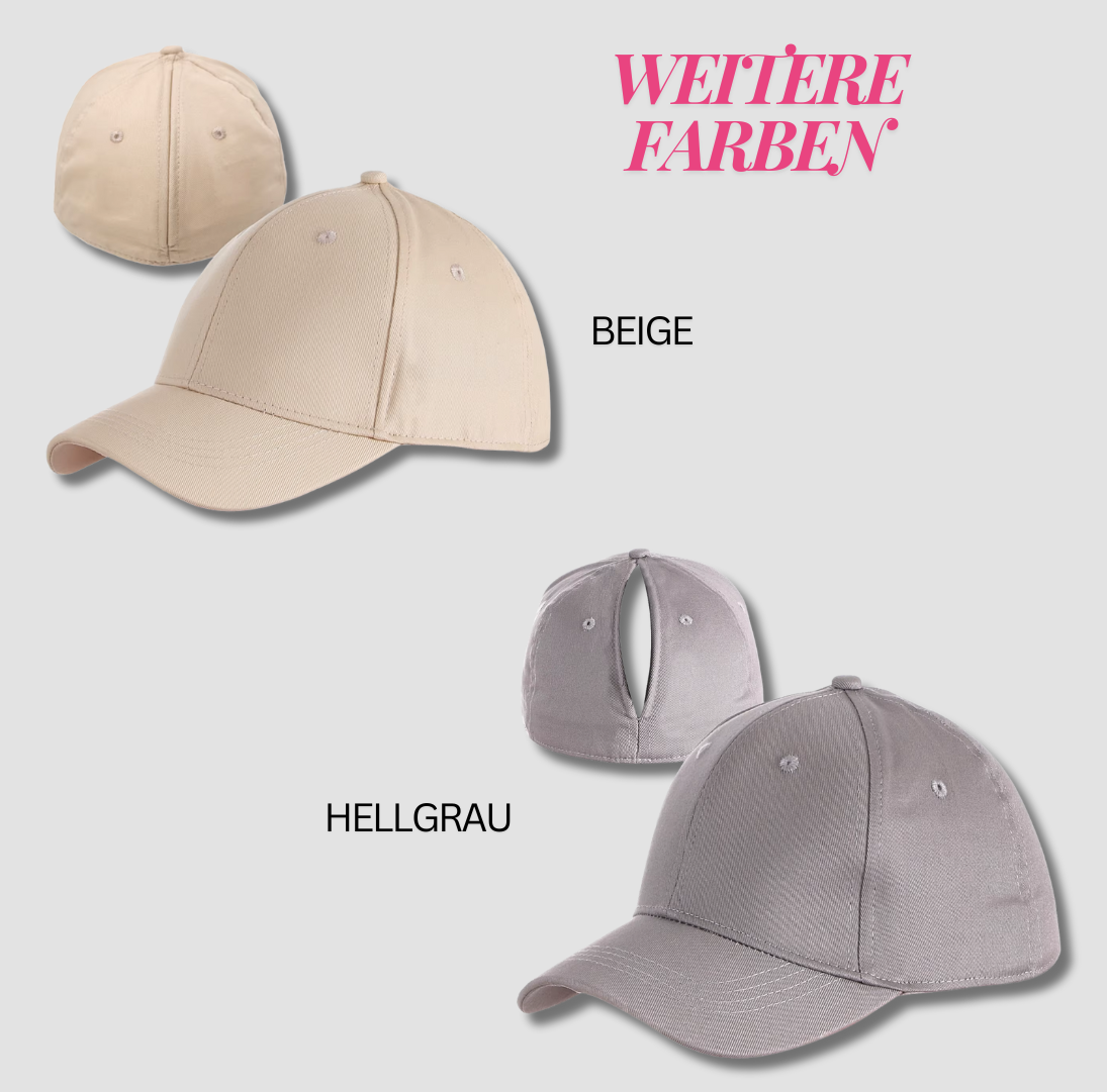Ponytail Cap - Magnetisch. Praktisch. Wunderschön.