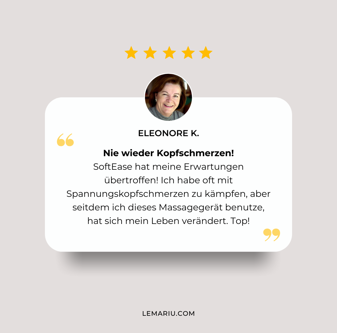 SoftEase – Deine perfekte Kopfmassage für Entspannung und Wohlbefinden