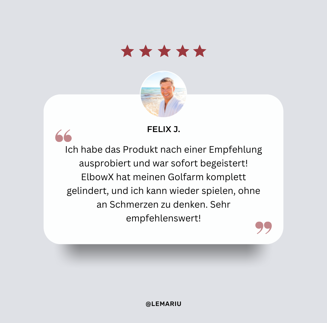 ElbowX – Ellenbogenkomfort, der bleibt