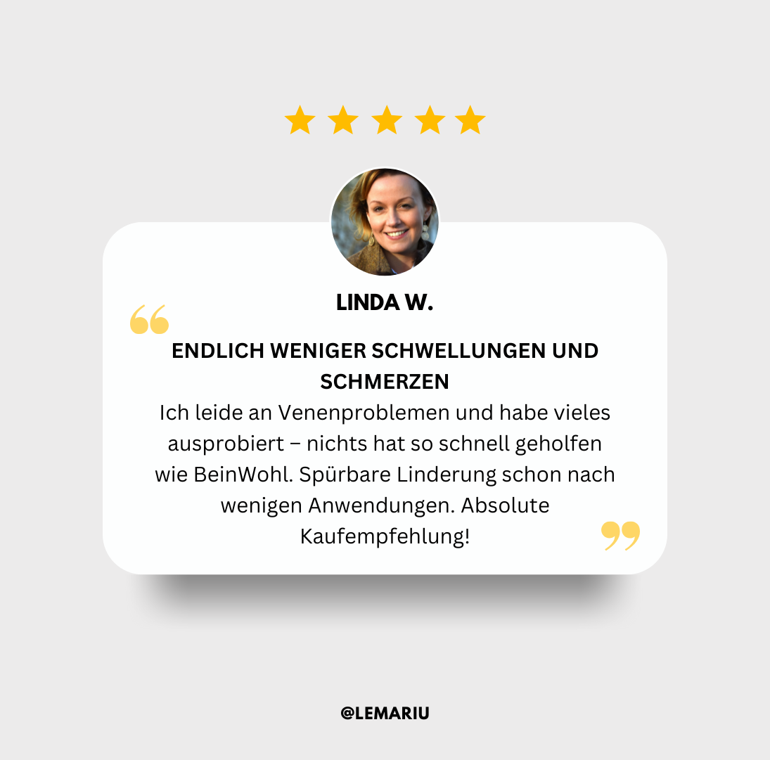 BeinWohl – Deine tägliche Auszeit beginnt bei den Beinen