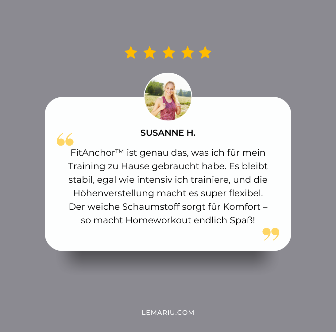 FitAnchor™️: Dein Schlüssel zu effizientem Training – Schluss mit Kompromissen!