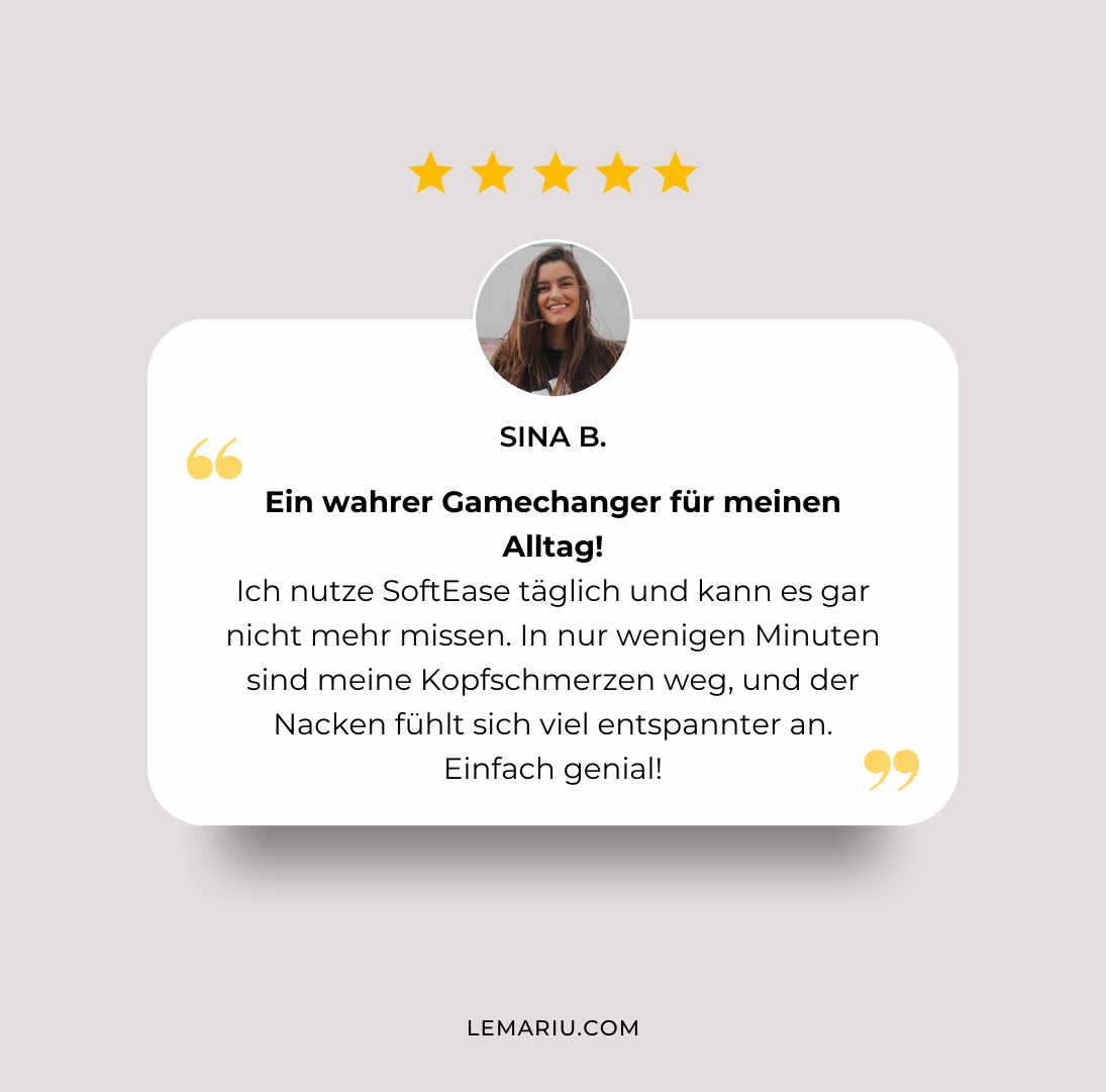 SoftEase – Deine perfekte Kopfmassage für Entspannung und Wohlbefinden