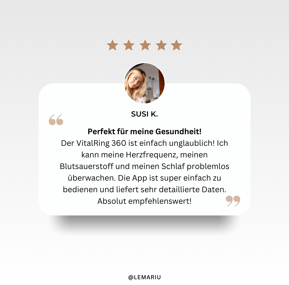 VitalRing 360 - Deine Gesundheit in einem Ring