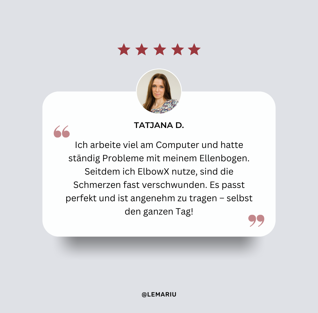 ElbowX – Ellenbogenkomfort, der bleibt